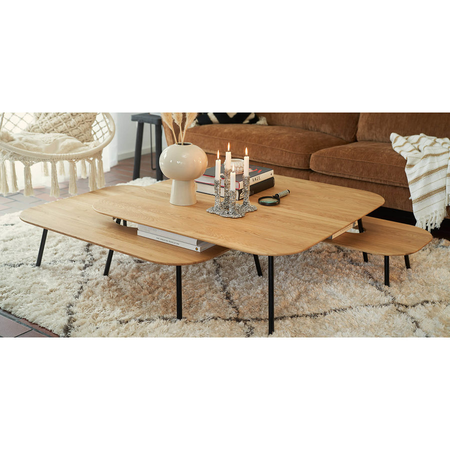 Tetris Salontafel Set Eiken