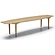 Casual 150 x 50 cm Ovale Salontafel Eiken