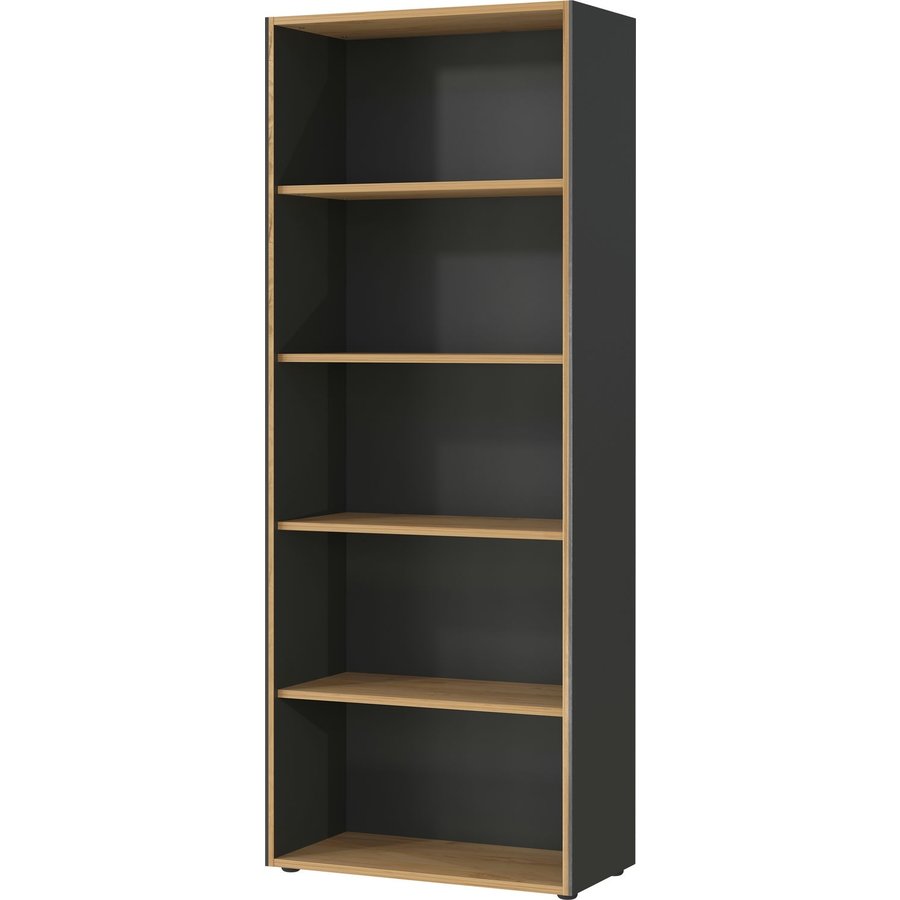 Pasadena Kast Hoog Grafiet / Eiken Pasadena Kast Hoog Grafiet / Eiken