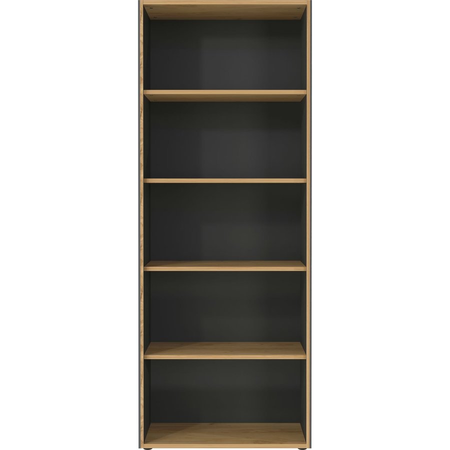 Pasadena Kast Hoog Grafiet / Eiken Pasadena Kast Hoog Grafiet / Eiken
