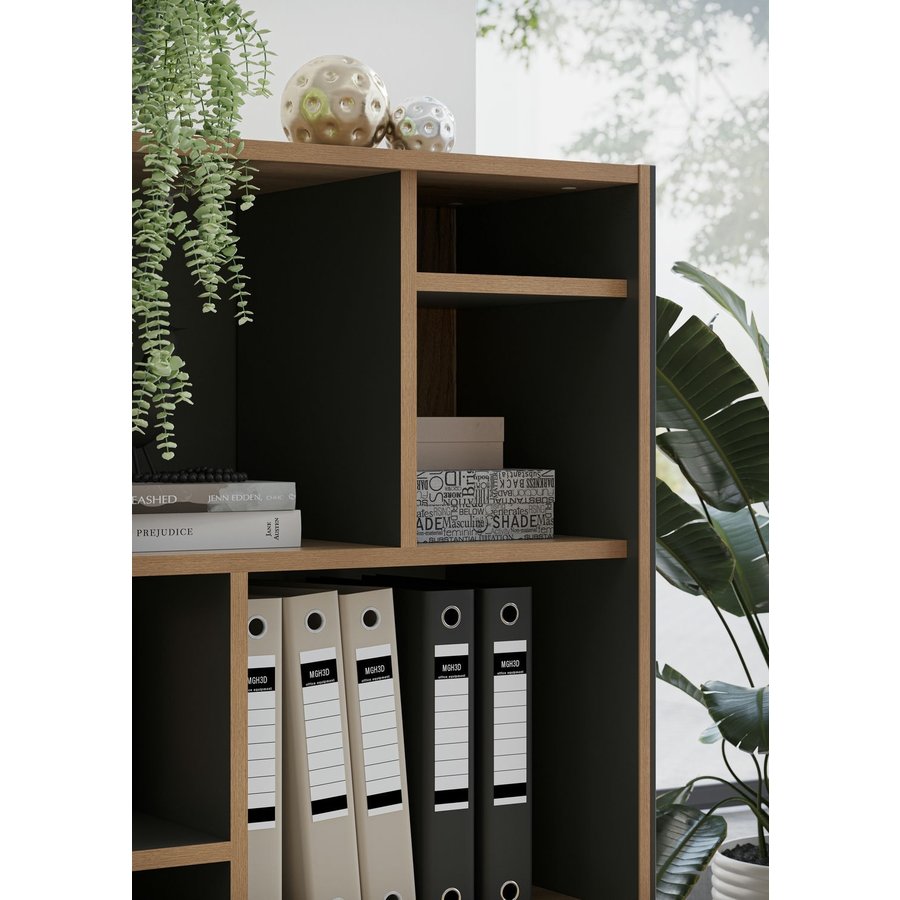 Pasadena Plank Verdelers Grafiet/Eiken 5 Stuks Pasadena Plank Verdelers Grafiet/Eiken 5 Stuks