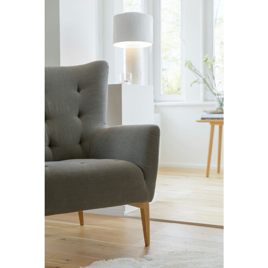 Valentin Fauteuil Linen Grijs Valentin Fauteuil Linen Grijs