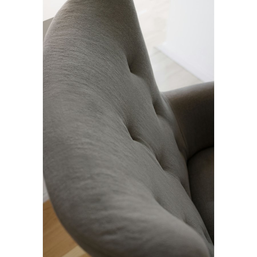 Valentin Fauteuil Linen Grijs Valentin Fauteuil Linen Grijs