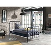 Bronxx Bed 90 x 200 cm Denim Blauw