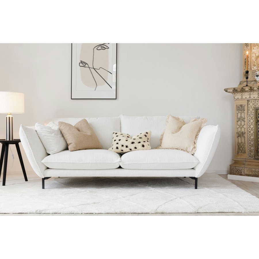 Hugo 3-zits Bank Gebroken Wit Hugo 3-zits Bank Gebroken Wit