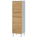 Germania Torrance Badkamerkast Small Wit / Eiken Germania Torrance Badkamerkast Small Wit / Eiken