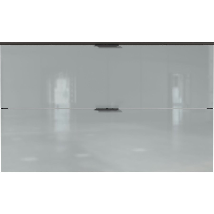 Valega Schoenenkast 2 Kleppen Grafiet/Zilvergrijs Valega Schoenenkast 2 Kleppen Grafiet/Zilvergrijs