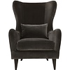 Greta Fauteuil Velvet Antraciet