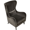 Greta Fauteuil Velvet Antraciet