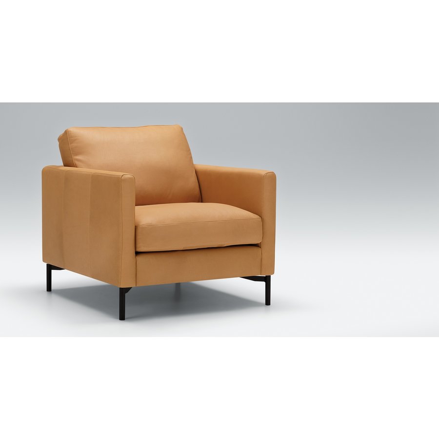 Impulse Fauteuil Leder Latte