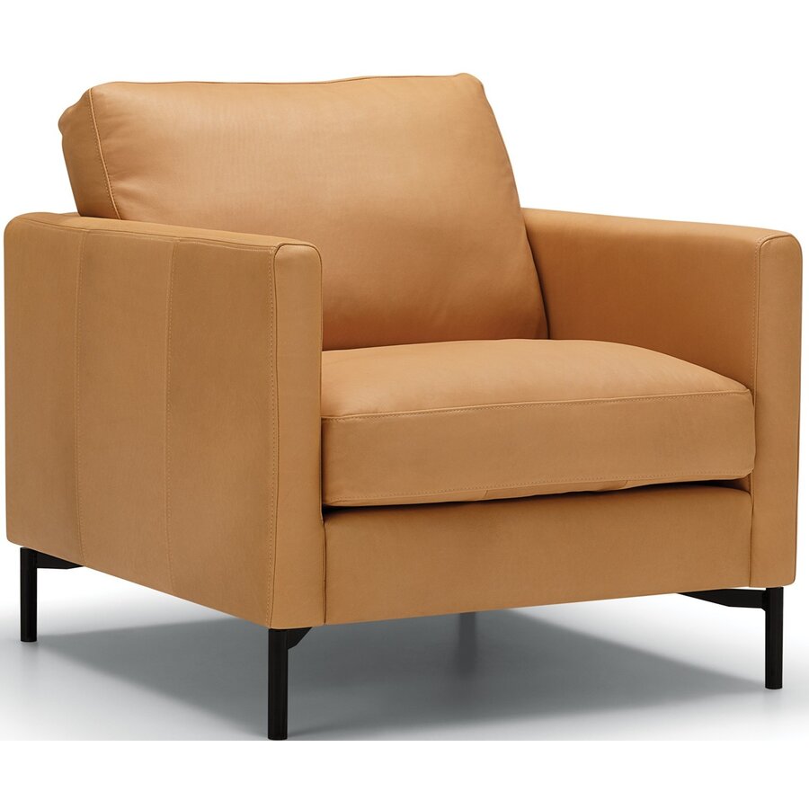 Impulse Fauteuil Leder Latte