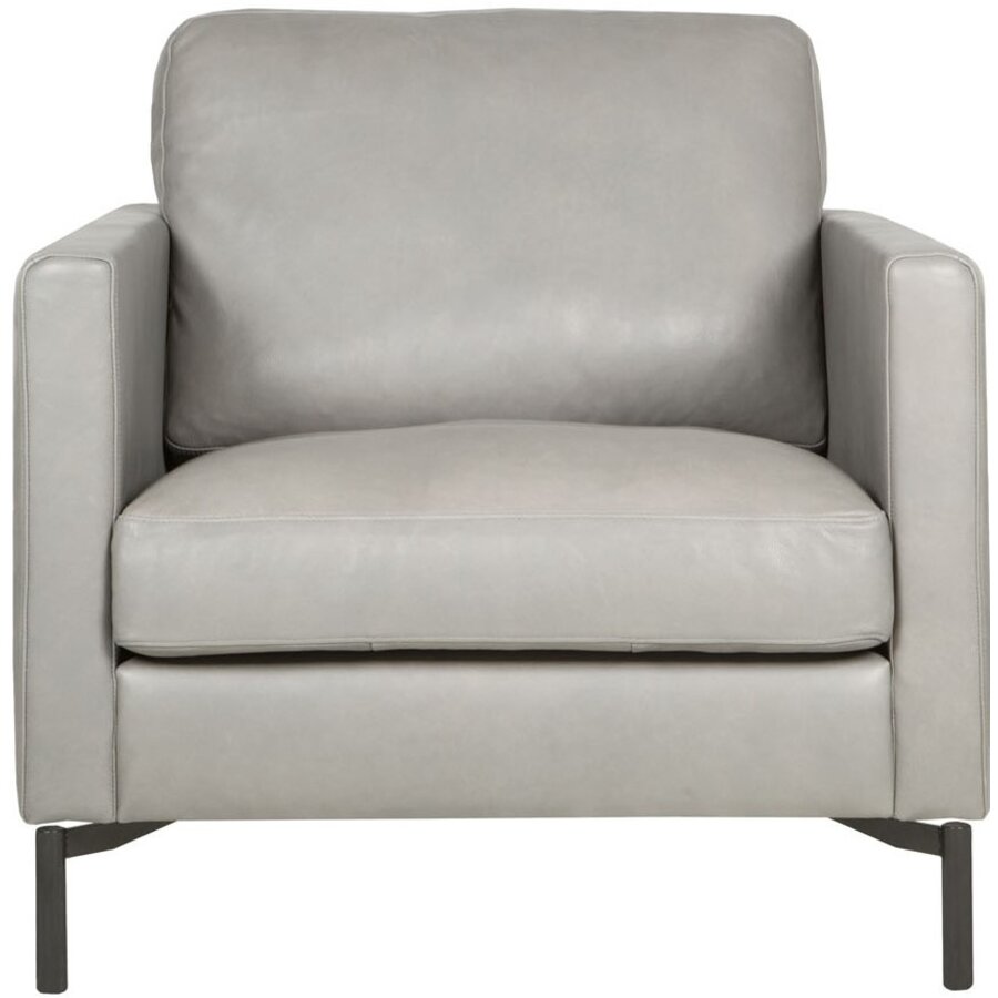 Impulse Fauteuil Leder Grijs Impulse Fauteuil Leder Grijs