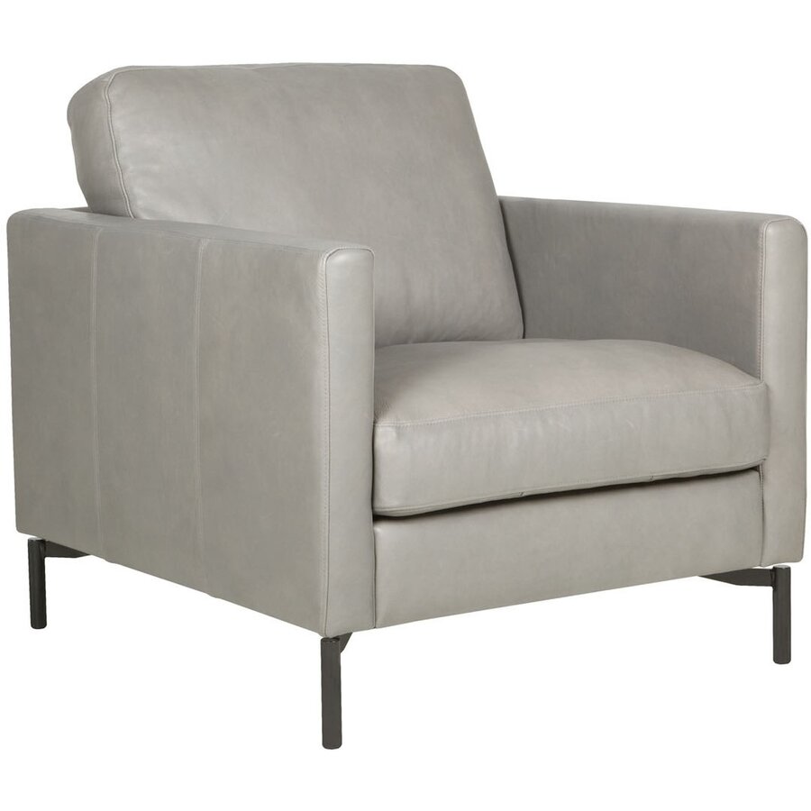 Impulse Fauteuil Leder Grijs Impulse Fauteuil Leder Grijs