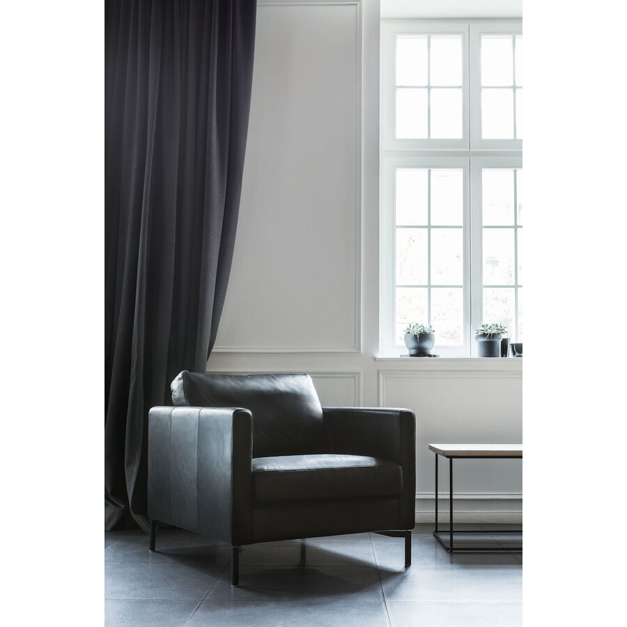 Impulse Fauteuil Leder Zwart Impulse Fauteuil Leder Zwart