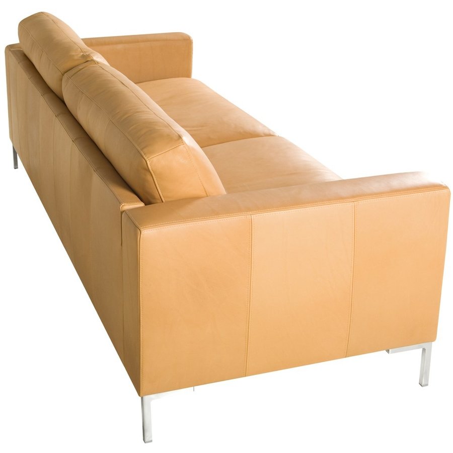 Impulse 3-zits Bank Leder Latte Impulse 3-zits Bank Leder Latte