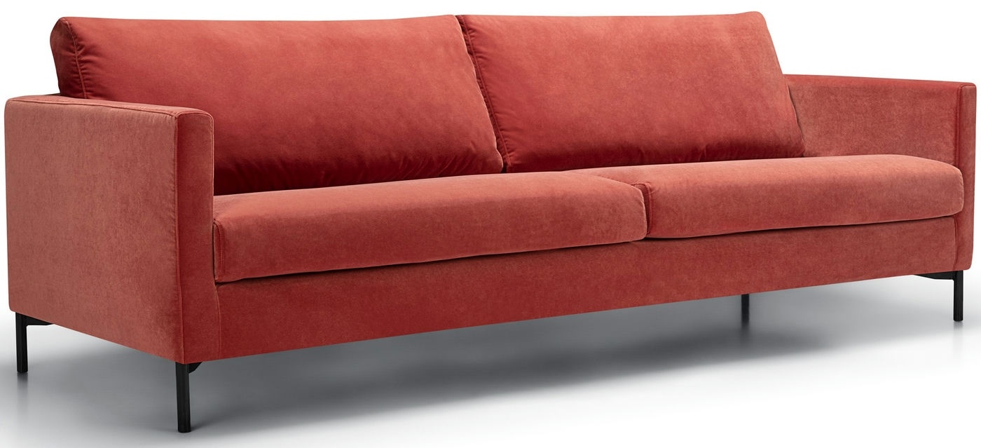 Sits Impulse 4-zits Bank Velvet Roze