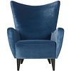 Elsa Fauteuil Velvet Navy Blauw