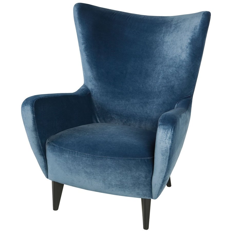 Elsa Fauteuil Velvet Navy Blauw Elsa Fauteuil Velvet Navy Blauw