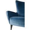 Elsa Fauteuil Velvet Navy Blauw