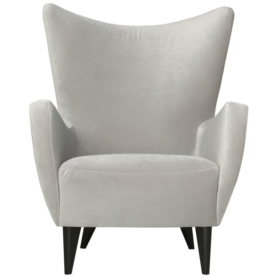 Elsa Fauteuil Velvet Lichtgrijs Elsa Fauteuil Velvet Lichtgrijs