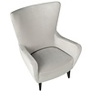 Elsa Fauteuil Velvet Lichtgrijs Elsa Fauteuil Velvet Lichtgrijs