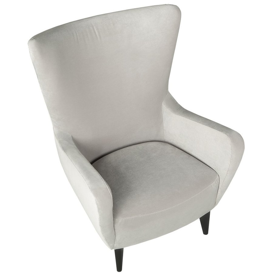Elsa Fauteuil Velvet Lichtgrijs Elsa Fauteuil Velvet Lichtgrijs