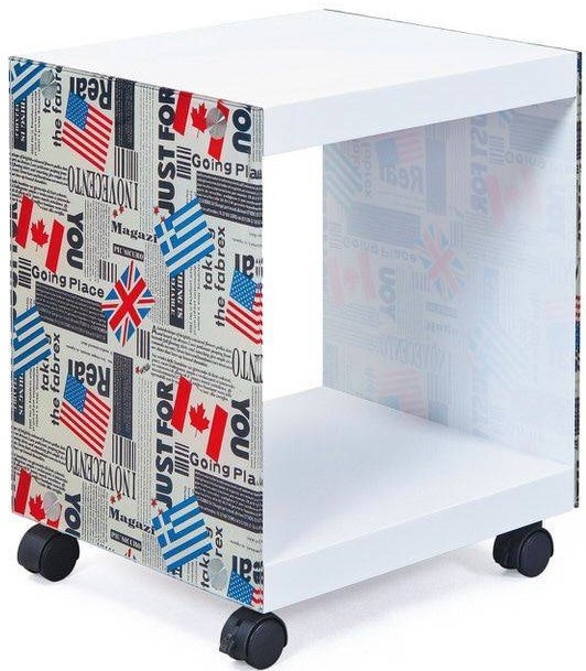 Inter Link SAS Cube Bijzettafel Vlaggen