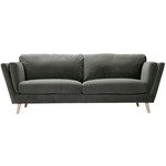 Sits Nova 3-zits Bank Velvet Donkergrijs Sits Nova 3-zits Bank Velvet Donkergrijs