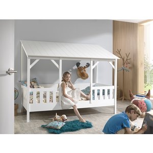 KidsOnly Housebed 90 x 200 Bed Wit met Dak