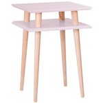 Davidi Design Ufo Square Bijzettafel High Roze Davidi Design Ufo Square Bijzettafel High Roze