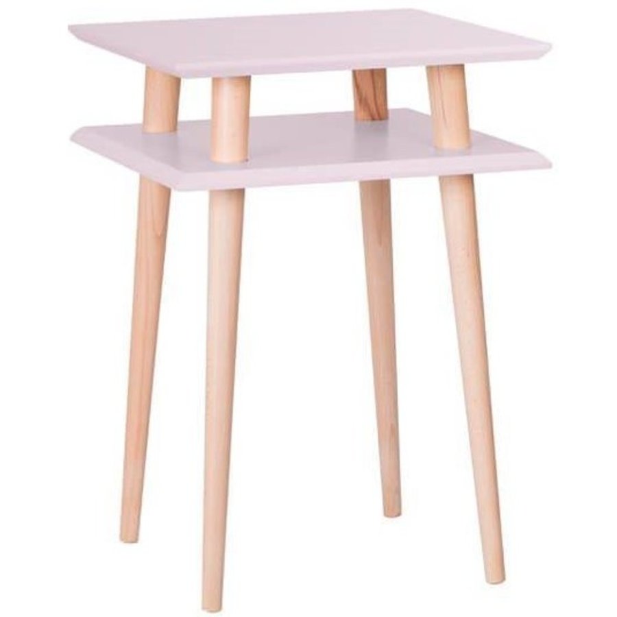 Ufo Square Bijzettafel High Roze Ufo Square Bijzettafel High Roze