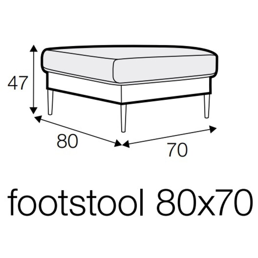 Teddy Voetenbank 80 x 70 cm Donkerblauw Teddy Voetenbank 80 x 70 cm Donkerblauw