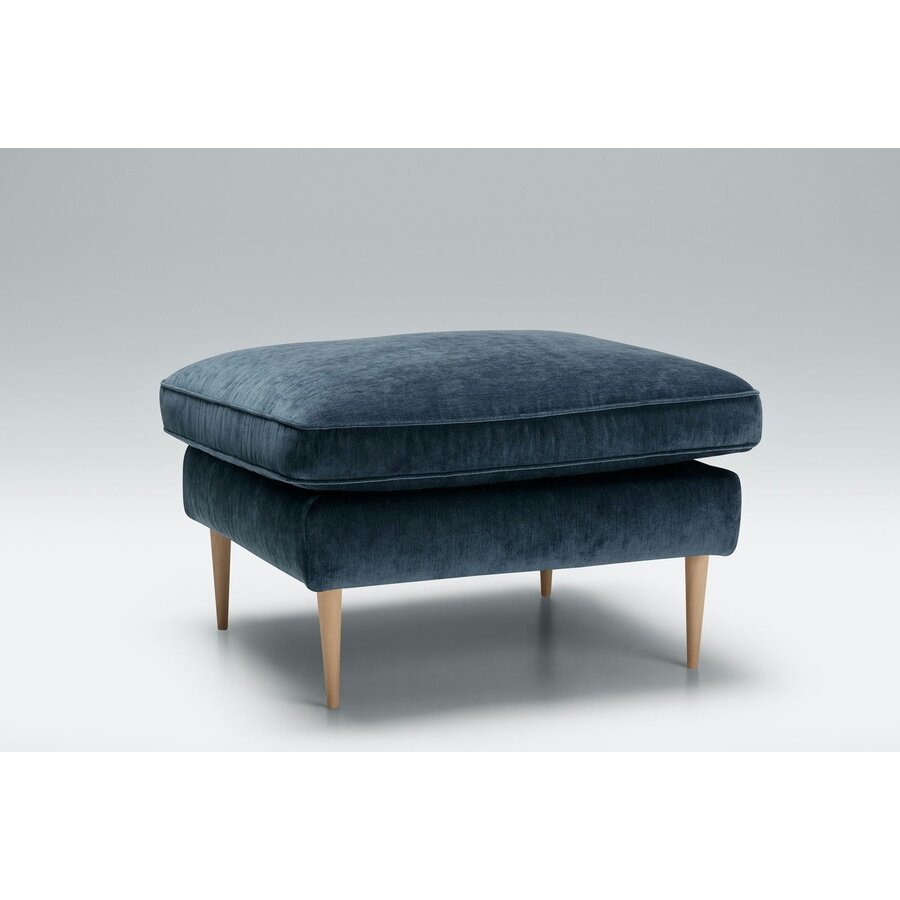 Teddy Voetenbank 80 x 70 cm Donkerblauw Teddy Voetenbank 80 x 70 cm Donkerblauw