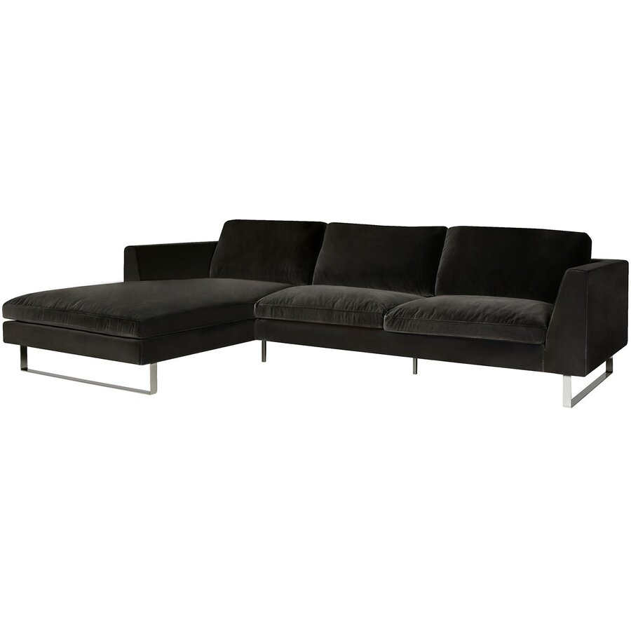 Tokyo 3-Zits Bank + Chaise Lounge Rechts/Links Antraciet Tokyo 3-Zits Bank + Chaise Lounge Rechts/Links Antraciet