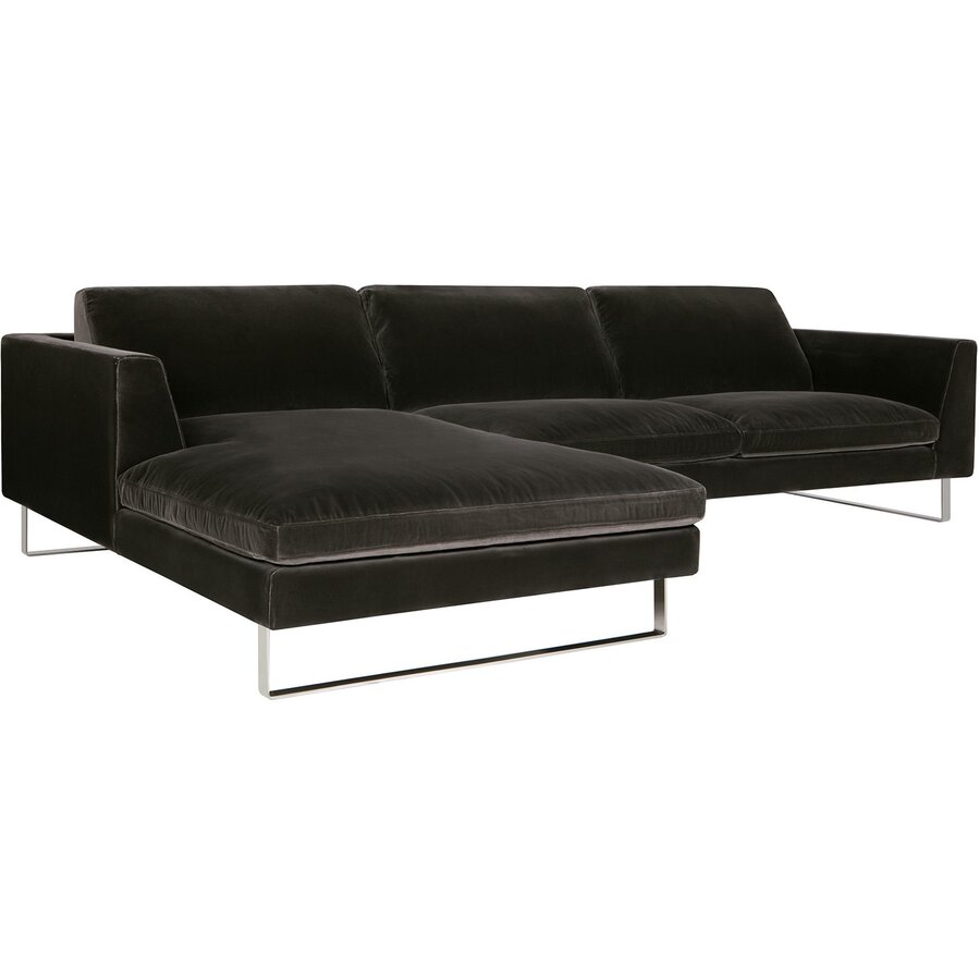 Tokyo 3-Zits Bank + Chaise Lounge Rechts/Links Antraciet Tokyo 3-Zits Bank + Chaise Lounge Rechts/Links Antraciet