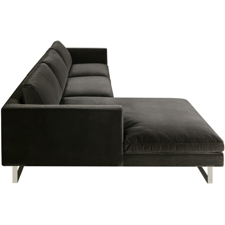 Tokyo 3-Zits Bank + Chaise Lounge Rechts/Links Antraciet Tokyo 3-Zits Bank + Chaise Lounge Rechts/Links Antraciet