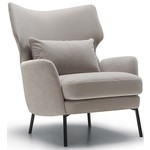 Sits Alex Fauteuil Velvet Lichtgrijs Sits Alex Fauteuil Velvet Lichtgrijs