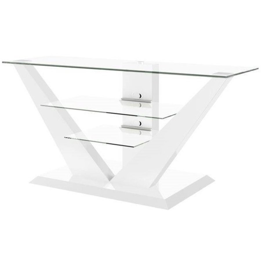 Luna TV-meubel Hoogglans Wit