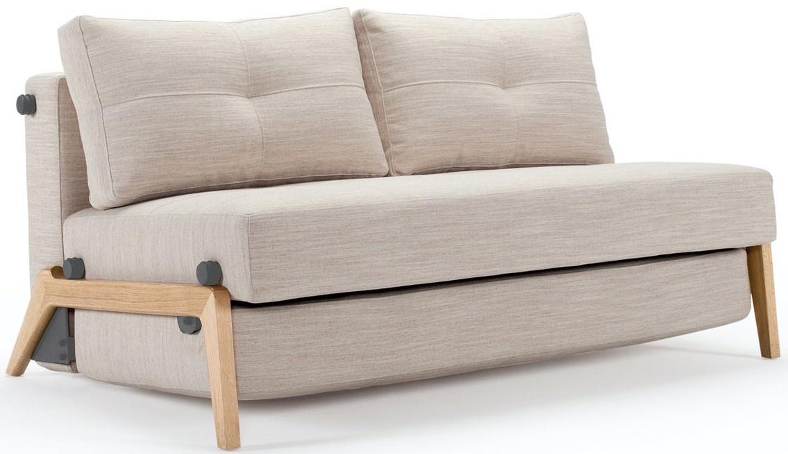 Innovation Living Cubed Wood 160 cm Slaapbank Zand