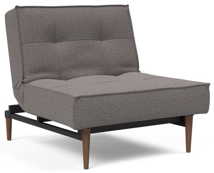 Innovation Living Splitback Slaapstoel Grijs / Styletto Donker