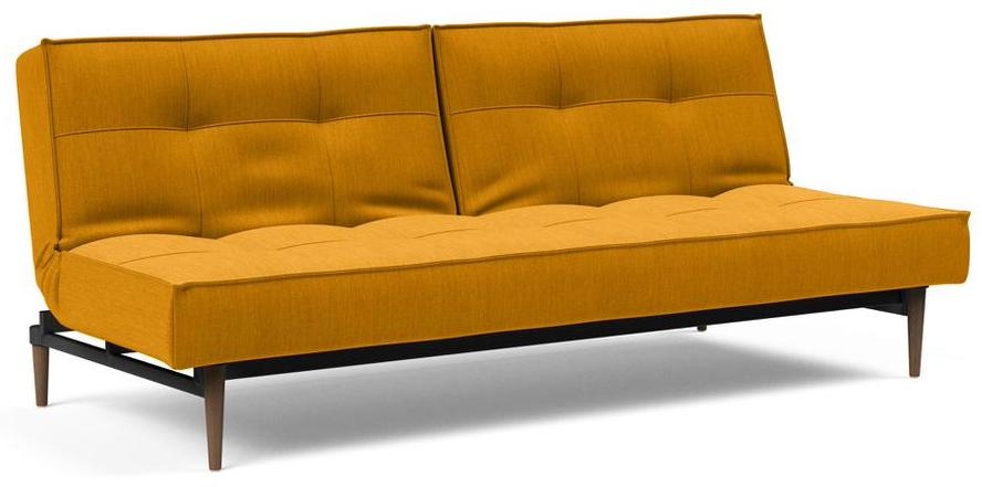 Innovation Living Splitback Slaapbank Mosterd / Styletto Donker Poten