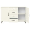 Malibu Dressoir 2-Deuren 4-Lades Wit