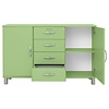 Malibu Dressoir 2-Deuren 4-Lades Lente Groen