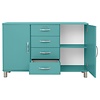 Malibu Dressoir 2-Deuren 4-Lades Lagune Blauw