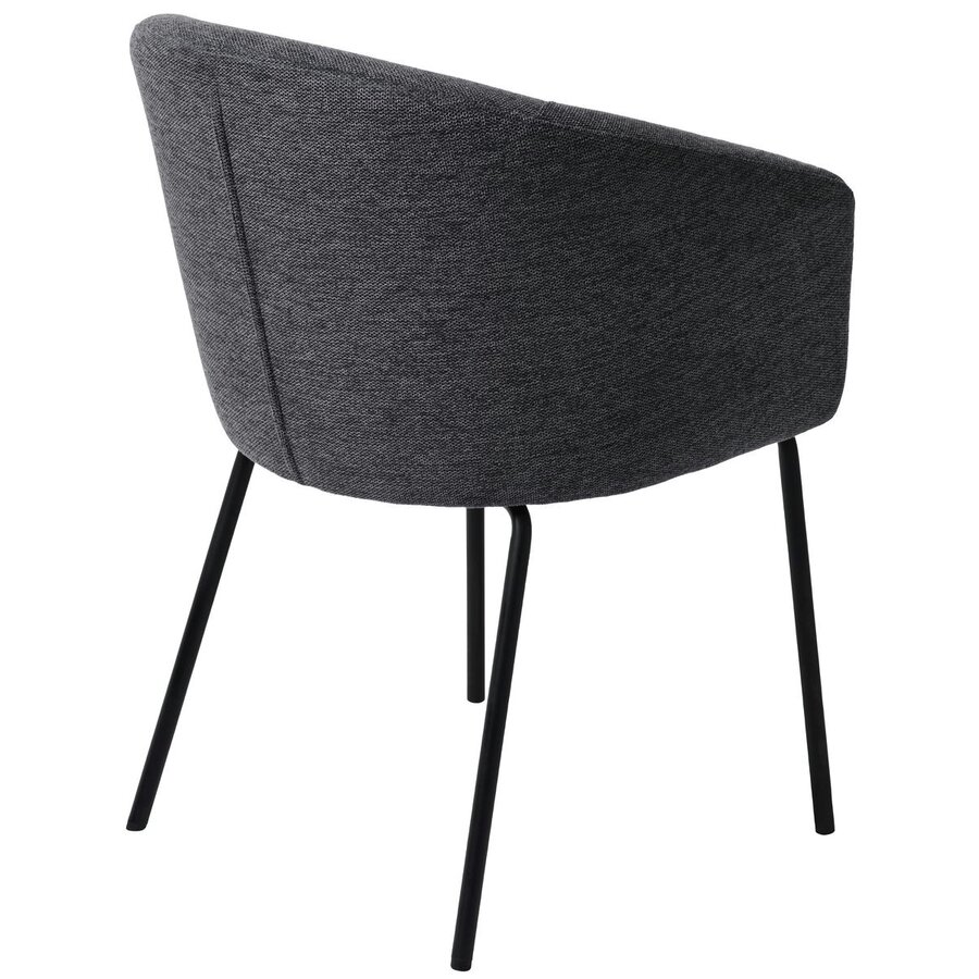 Easton Eetkamerstoel Donkergrijs Easton Eetkamerstoel Donkergrijs