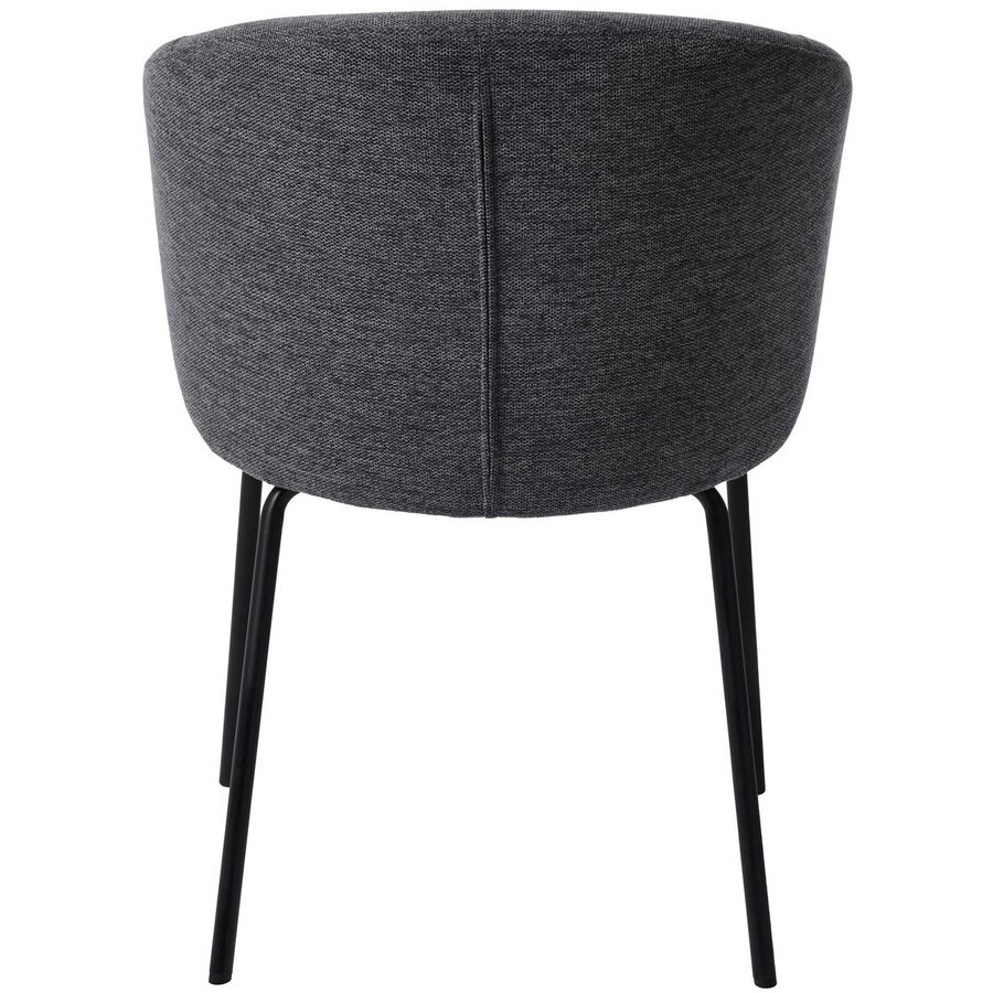 Easton Eetkamerstoel Donkergrijs Easton Eetkamerstoel Donkergrijs