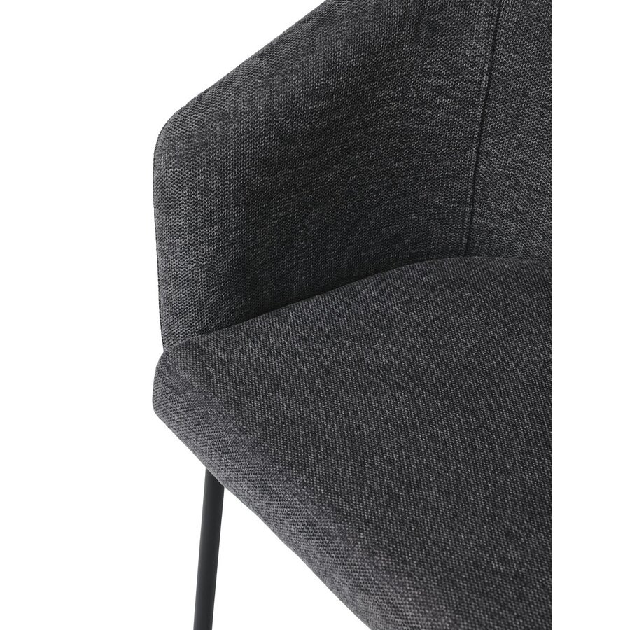 Easton Eetkamerstoel Donkergrijs Easton Eetkamerstoel Donkergrijs