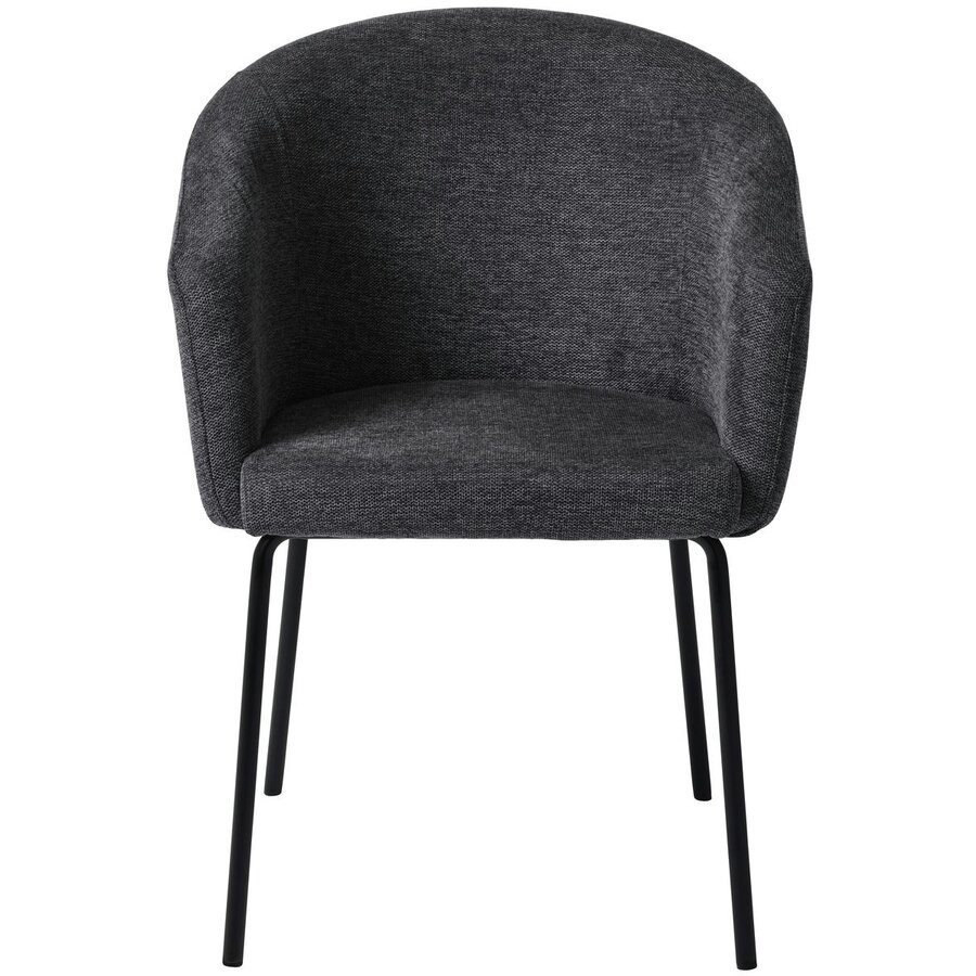 Easton Eetkamerstoel Donkergrijs Easton Eetkamerstoel Donkergrijs