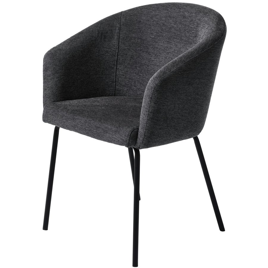 Easton Eetkamerstoel Donkergrijs Easton Eetkamerstoel Donkergrijs