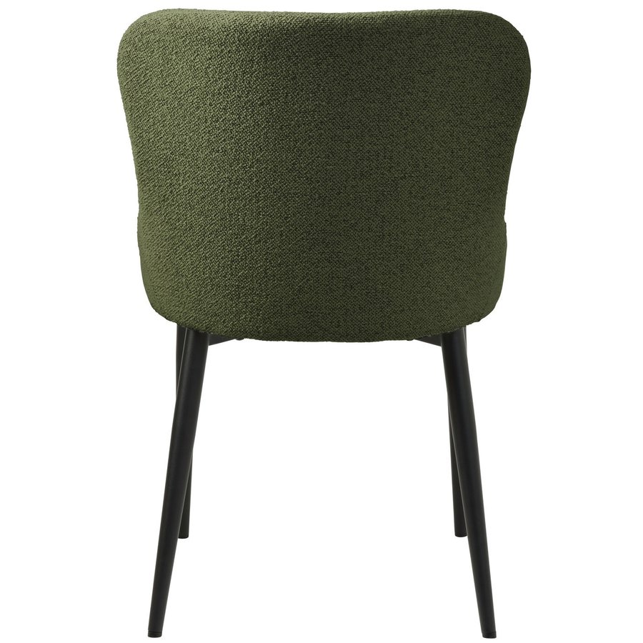Ontario Eetkamerstoel Bos Groen Bouclé Ontario Eetkamerstoel Bos Groen Bouclé